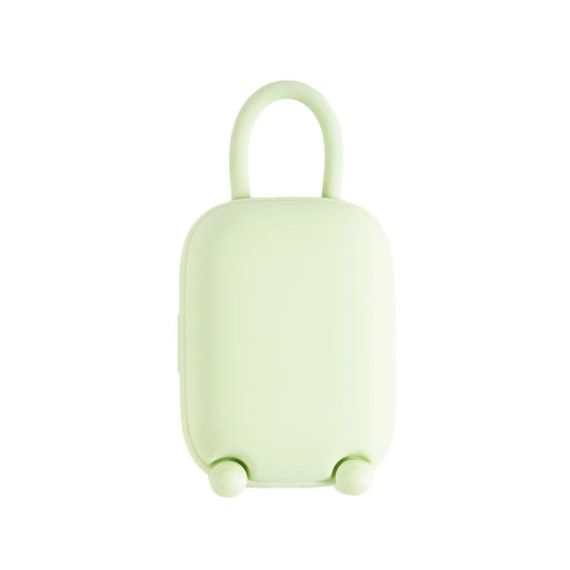 Віброяйце та вакуумний стимулятор для клітора 2в1 BeYourLover Magic Suitcase в зарядному кейсі, зелений Sex Aura | Зображення 7