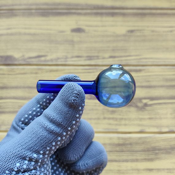 Стеклянная трубка Micro Plus Oil Blue | Зображення 1