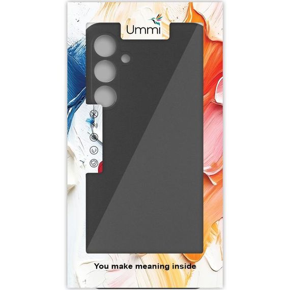 Чехол Silicone Cover Ummi Lakshmi Full Camera (AA) для Samsung Galaxy A35 Черный / Black | Зображення 2