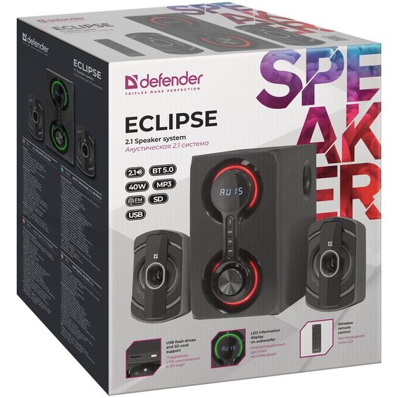 Акустична система Defender Eclipse Black (65593) | Зображення 7