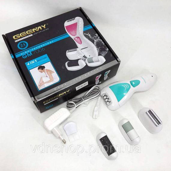 Пилка для ступень Gemei, Епілятор для лінії бікіні Жіноча електробритва пахв ZU-95 | Зображення 2