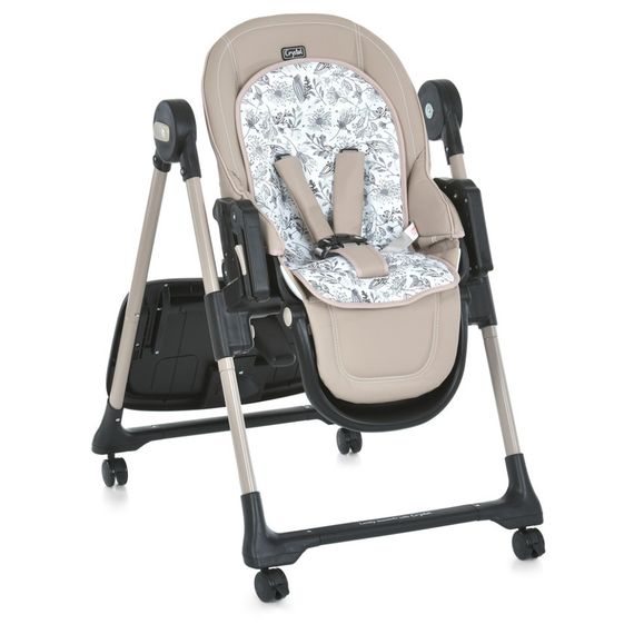 Стульчик для кормления ME 1037-B CRYSTAL Beige до 15 кг | Зображення 3