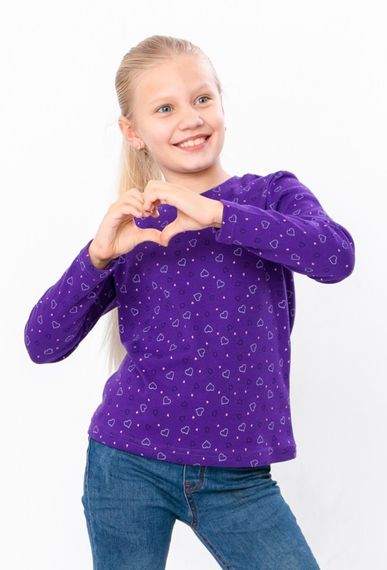 Джемпер для дівчинки Носи своє 128 Бузковий (p-12523-139827)