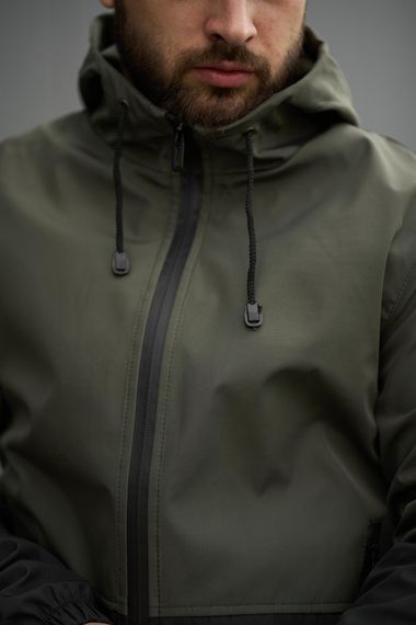 Куртка Softshell light Intruder хакі-чорна | Зображення 8