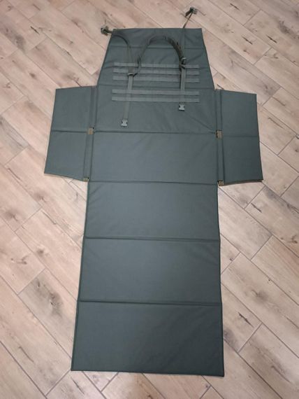 Мат килимок стрілецький тактичний військовий Олива 195*120 см з 6 секцій зложується з бічними вставками знімними | Зображення 6