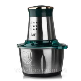 Комбайн кухонный блендер RAF Измельчитель 1000Вт Серебряный