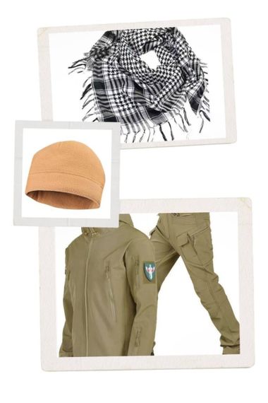 Комплект 3в1 Оновлений Костюм Soft Shell Esdy 5.0 койот +Арафатка +Шапка Фліс