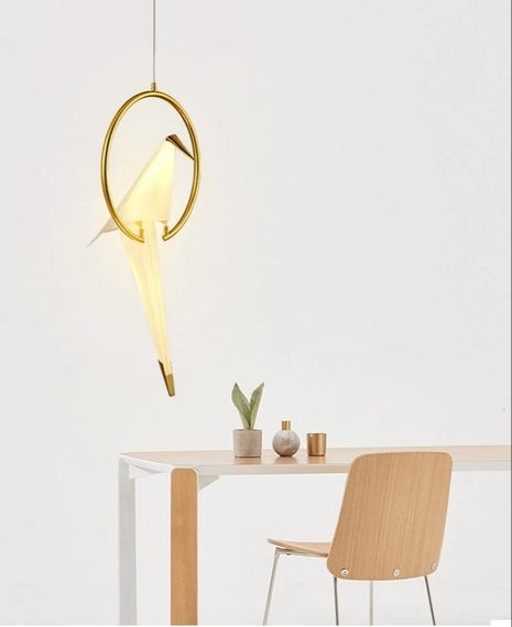 Люстра світлодіодна підвісна LED світильник для квартири на стелю лед 26309 Золото 80-160х35х35 см.