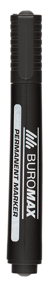 Маркер водостійкий BUROMAX BM.8700-01 JOBMAX 2-4 мм чорний (5937) | Зображення 1