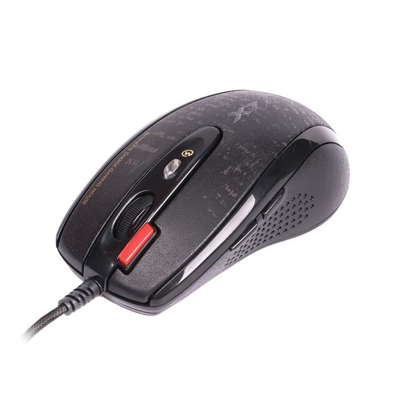 Миша  ігрова A4Tech F5, V-Track, USB, чорна | Зображення 1
