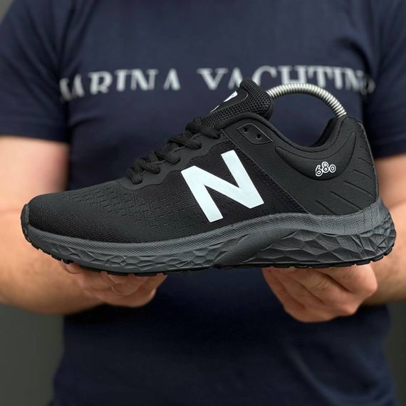 Кросівки літо New Balance колір чорний/білий | Зображення 8