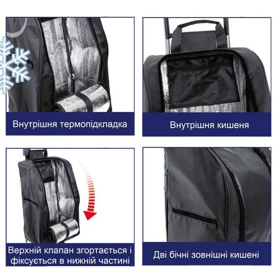 Сумка-візок Casa Si Buddy Black (CS93077Y04S) | Зображення 1