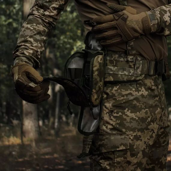 Підсумок-органайзер аптечка Ukrarmor Піксель (мм-14), тактична MOLLE Cordura 500D, підсумок укрармор ЗСУ, полювання | Зображення 5