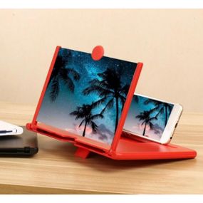 Збільшувальна підставка 3D для екрана телефона Червоний (100)