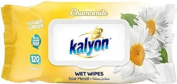 Серветки вологі Kalyon "Ромашка" 72 шт.