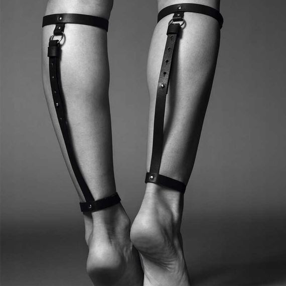 Гартери, що підкреслюють ікри Bijoux Indiscrets MAZE коричневі sexstyle | Зображення 2