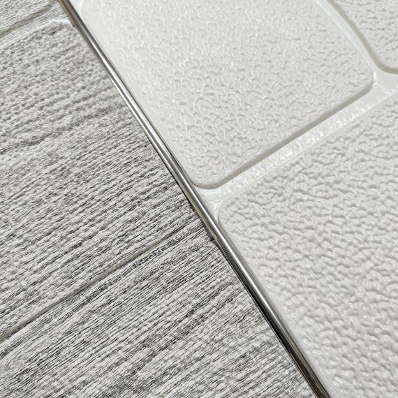 D-образний молдінг 3m*8mm*4mm СРІБЛО (D) SW-00001552 | Зображення 3