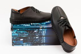 Прошитые мужские мокасины 40 размер