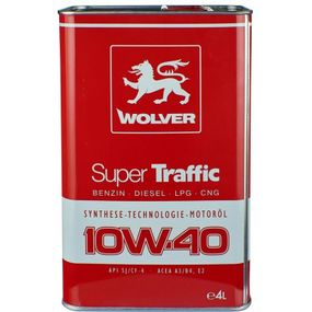 Моторное масло Wolver Super Traffic 10W-40 4л (4260360942525)