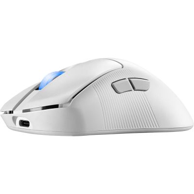 Мышка ASUS ROG Keris II WL ACE Wireless/Bluetooth/USB White (90MP03N0-BMUA10) | Зображення 2