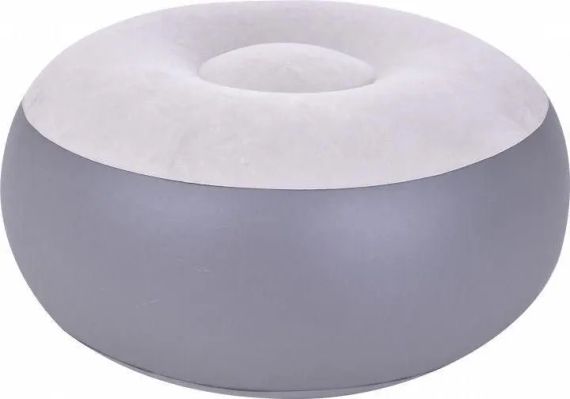 Надувний диван з пуфом Air Sofa / Надувне велюрове крісло з пуфом | Зображення 7