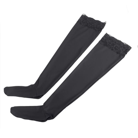 Еластичні панчохи Star Night з мереживною коронкою, чорні, XS-L sexstyle | Зображення 3