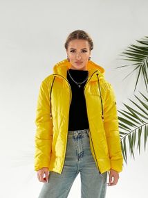 Утеплена куртка, арт.417/1, жовтий