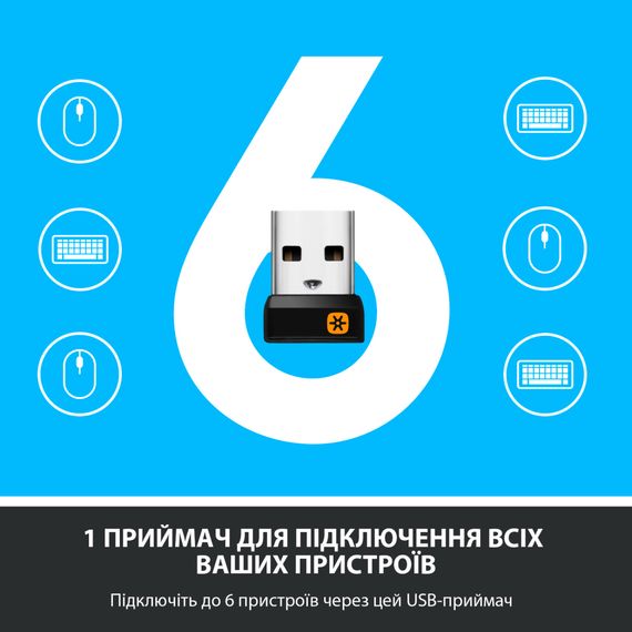 Мишка Logitech M325s Wireless Dark Silver (910-006812) | Зображення 6