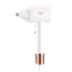 Фен для волосся Adler AD 2272, 1800 Вт, іонізація, LED дисплей, концентратор