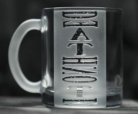 Подарункова чашка для чаю кави 320 млс c гравіюванням аніме зошит смерті Death Note