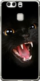 Чехол на Huawei P9 Plus Чёрная кошка "932u-300-17620"