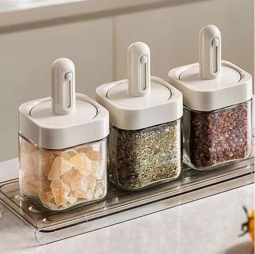 Баночки для приправ 3 шт., спецівниця Spice Tin | Зображення 1