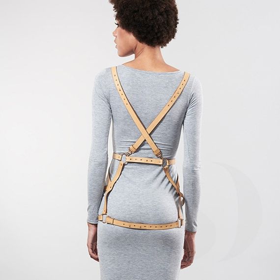 Портупея жіноча Arrow Dress Harness бежева, One Size | Зображення 1