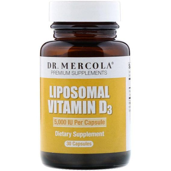 Витамин D Dr. Mercola Liposomal Vitamin D3 5000 IU 30 Caps
