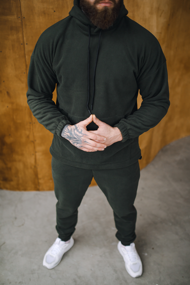 Костюм Плюш капюшон хаки S | Зображення 1