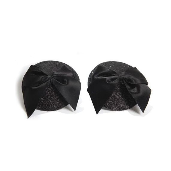Пестіс Bijoux Indiscrets Burlesque pasties GLITTER and BOW | Зображення 1