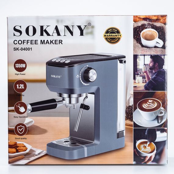 Кавоварка ріжкова Sokany SK-04001 Сірий | Зображення 8