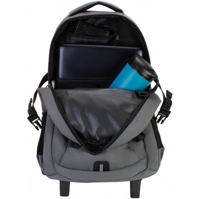 Рюкзак школьный Optima на колесиках 17'' Grey (O97473) - Топ Продаж! | Зображення 5