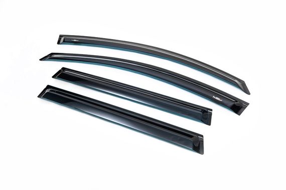 Ветровики SW (4 шт, EU, HIC) для Volkswagen Passat B7 2012-2015 гг | Зображення 2