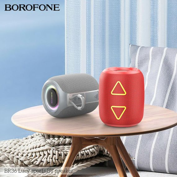 Портативна колонка BOROFONE BR36 Lucy sports BT speaker Red | Зображення 2