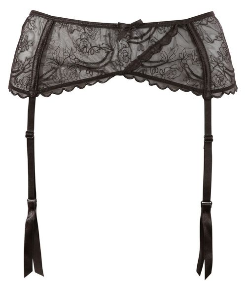 Пояс для панчіх - 2340011 Cottelli Collection Suspender Belt - black S Sex Aura | Зображення 3