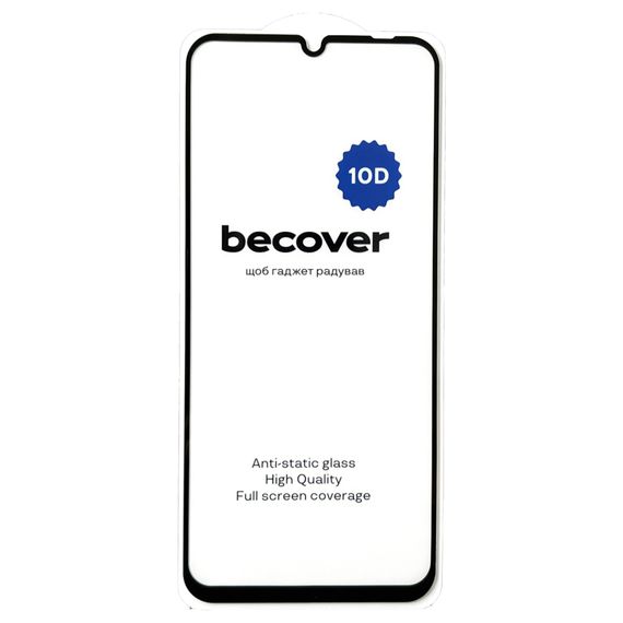 Скло захисне BeCover Xiaomi Redmi 12C 10D Black (711371) | Зображення 1