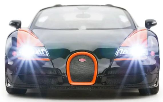 Машинка Rastar Bugatti Grand Sport Vitesse на радіокеруванні. 1:14. Колір: чорний | Зображення 3