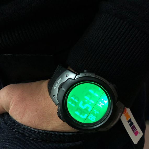 Чоловічі водонепроникні спортивні наручні годинники skmei, Фірмові спортивні годинники XV-97