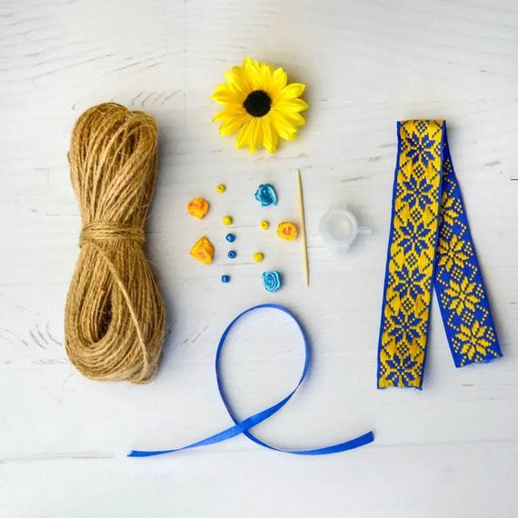 Набор для творчества Кукла-мотанка "Солнечная" Умняшка НС-007 размер изделия 20-22 см | Зображення 2