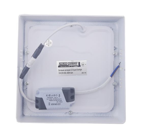 Светильник накладной LED Square Downlight 12W 220V 850L 4000K Alum Ny95000139 | Зображення 5