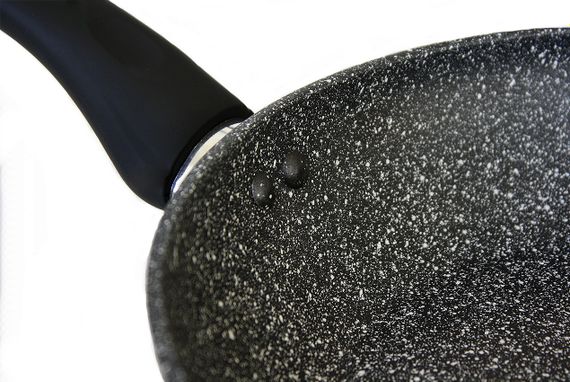 Сковорода антипригарная Con Brio Eco Granite 28 см CB-4287 алюминиевая для всех плит | Зображення 1