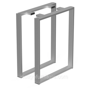 Комплект опор для столу з металу 600×120mm, H=730mm (профільна труба: 60x20mm)