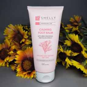 Успокаивающий бальзам для ног с мочевиной, пантенолом и экстрактом фукуса Shelly 100 мл
