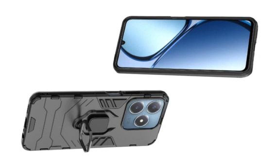 Чохол бампер Primolux Ring Armor для Realme C63 / Realme C61 - Black | Зображення 2